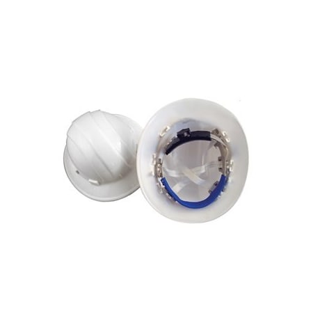 Bon Tool Bon 84-536 Hard Hat, Full Brim, White W/Ratchet 84-536